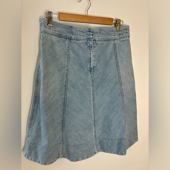 Vintage Y2K Gap Jeans Cotton Denim A Line Skirt - Picture 6 of 7
